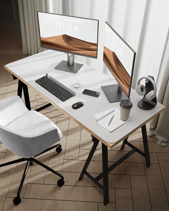 YSAGi Leather Desk Protector, Office Mat, Large Mouse Mat, Non-Slip PU Leather - Image 2