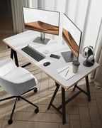 YSAGi Leather Desk Protector, Office Mat, Large Mouse Mat, Non-Slip PU Leather - Image 2