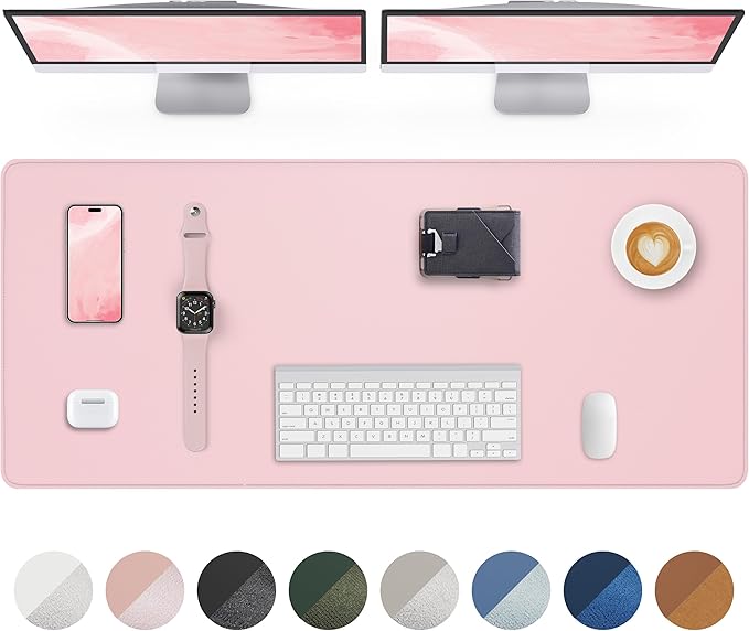 PU Leather Desk Mat Protector by AFIING