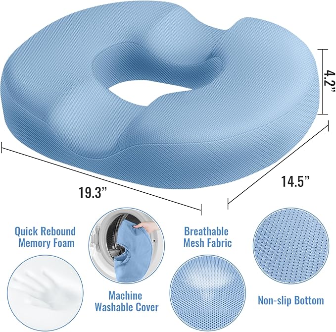 CloudBliss Donut Pillow Seat Cushion Chair Pad - Image 2