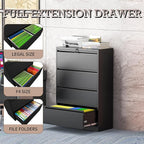 mysteeldepot 4 Drawer Lateral File Cabinet - Image 5