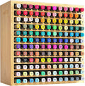minboo marker organizer for 144 markers, bamboo art, main product view