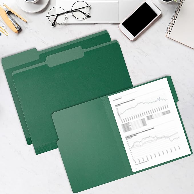 Color File Folders, 1/3-Cut Tabs, Letter Size - Image 8