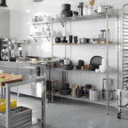 Regal Altair 21" Deep x 54" Wide x 74" Height Wire Shelving Kit | 4-Tier | NSF - Image 2