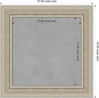 Amanti Art Silver Framed Magnetic Board 16x16 X-Small Vision Board - Image 4
