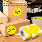 3 Inch Round Color Coding Labels - Image 5