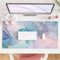QIYI Large Mouse Pad, PU Leather Desk Mat by QIYI