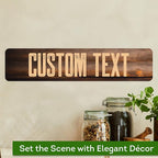 Custom Sign, Custom Street Sign, 11 Font Colors, 13 Font Styles, 4 Hole Options - Image 4