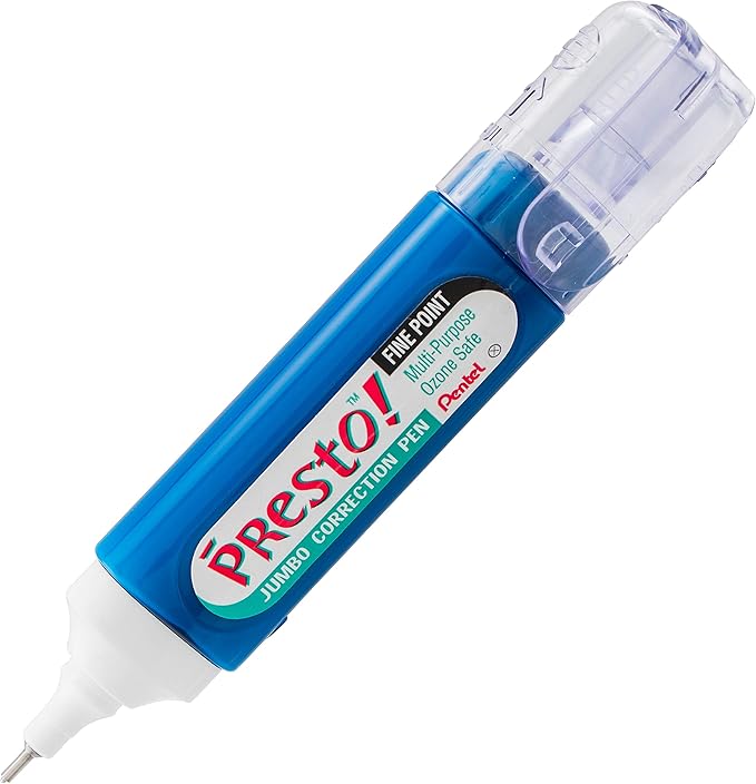 Pentel Presto Jumbo Correction Pen Fine Point, Metal Tip - Image 4