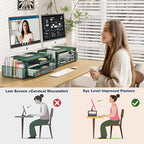 OPNICE Desk Organizers and Accessories, 2-Tier Computer Monitor Stand Riser - Image 5