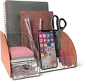 My Space Organizers Rose Gold Desk Organizer, 9 Compartments, Office Supplies by MySpaceOrganizers
