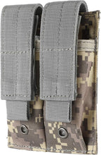 Tactical Single/Double Pistol Mag Pouch Outdoor Molle Open-Top Magazine Pouch - Image 2