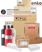 enKo 2 Stacks/4000 Labels 4" x 6" Fanfold Direct Thermal Label Compatible - Image 6