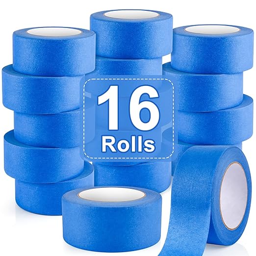 NEOACT 16 Rolls Painters Tape 2 Inch Wide, DIY Crafts, 2 Inch x 55 Yards by NEOACT