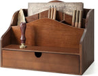 Pine Wood Mail Organizer for Desk by REBEEVISION