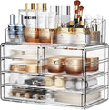 ZHIAI Stackable Storage Drawers, Acrylic Bathroom Counter Organizer Clear by ZHIAI