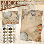 TaoBary 160 Pcs Stationery Paper Set 50 Double Sided Stationery Papers - Image 4