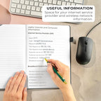 Clever Fox Password Book with alphabetical tabs. Internet Address Organizer - Image 5