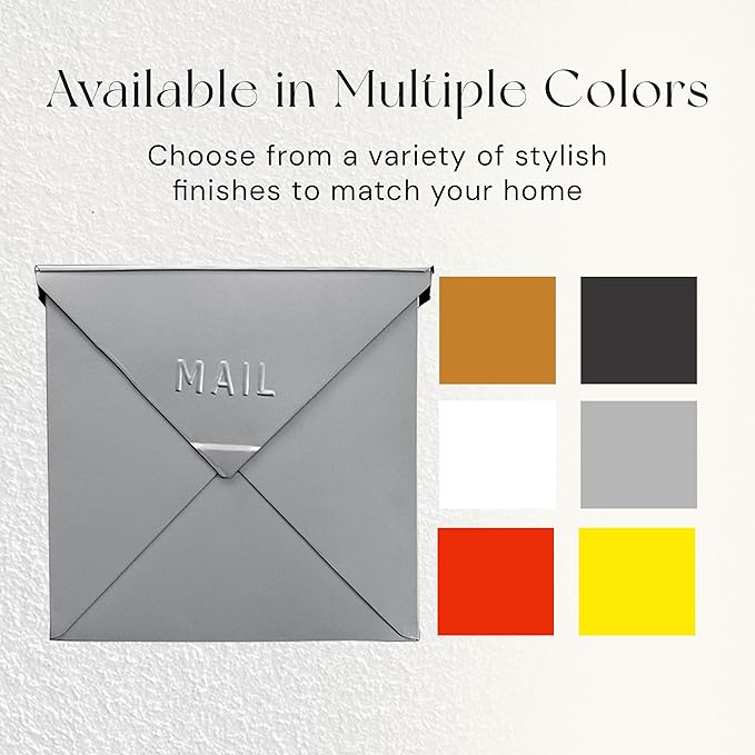 NACH Mailboxes for Outside Wall Mount, Waterproof Mailboxes for Outside - Image 8