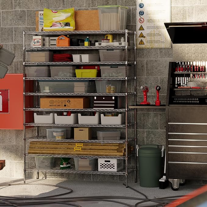 Regal Altair 21" Deep x 60" Wide x 86" Height Wire Shelving Kit | 10-Tier | NSF - Image 5