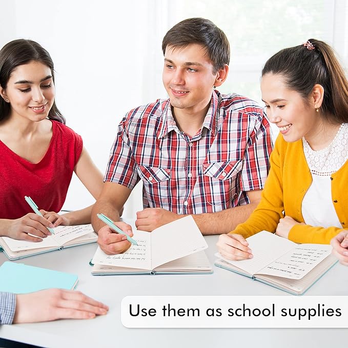 feela 12 Pack Notebooks Journals Bulk, Hardcover Notebook Classic Ruled Lined - Image 5