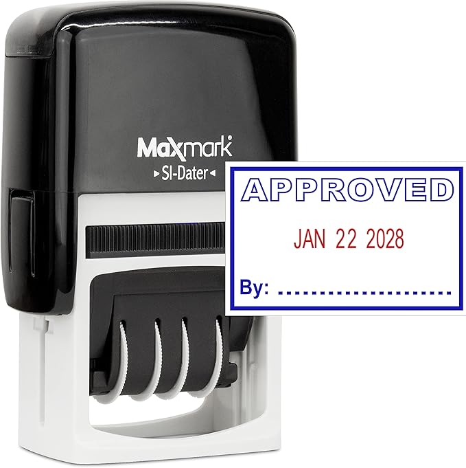 MaxMark Office Self Inking Date Stamp by Maxmark