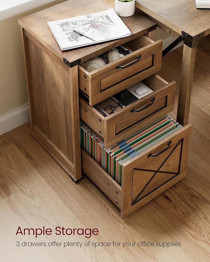 VASAGLE File Cabinet, Filing Cabinet - Image 4