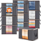 Lifewit 18 Pack Clothes Storage Bins by Lifewit