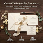 250 Sheets Cream Cardstock 8.5 x 11 Ivory Card Stock 65lb/176gsm Premium Off - Image 7