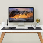 Wolvende Premium Felt Desk Mat | Large 15.75" x 36" | Multifunctional Desk Pad - Image 2