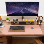 Auhoahsil Felt Desk Mat, Minimalist Large Mouse Pad XL 31.5 x 11.8 in, Desk Matt - Image 7