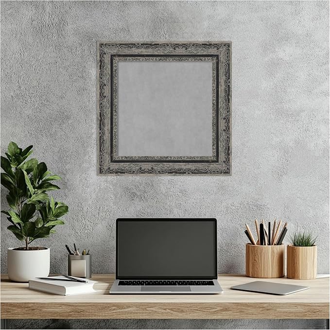 Amanti Art Black Framed Magnetic Board 16x16 X-Small Vision Board - Image 5