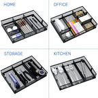 neudeco desk drawer organizer, 4 pack metal mesh, package contents