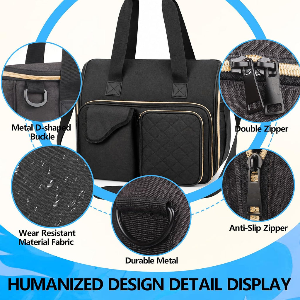 portable a4 light pad storage bag for diamond shown in use