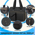 portable a4 light pad storage bag for diamond shown in use