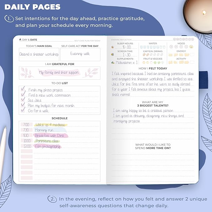 Clever Fox Self-Care Journal Pocket – Daily Reflection Notebook – Mental Health - Image 3