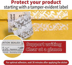 ChtepTamper 100 Pieces Total Transfer Tamper-Evident Stickers Security Labels - Image 7