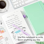 feela 5 Pack Notebooks Journals Bulk, Hardcover Classic Ruled Lined Journals - Image 4