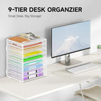 Cawukege 9 Tier Paper Organizer - Image 2