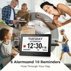 7'' Digital Clock, Dementia Clock - Image 3