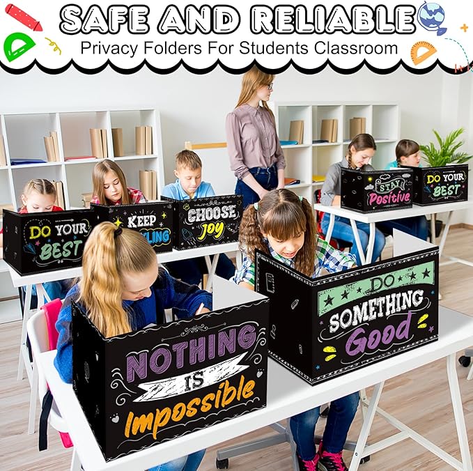 Honoson 24 Pcs Bulk Inspirational Privacy Folders - Image 6