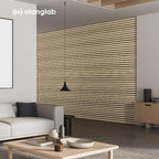 Olanglab Wood Slat Wall Panels 4 Pack, Wooden Acoustic Wall Panels, 94.5"x12.6" - Image 9