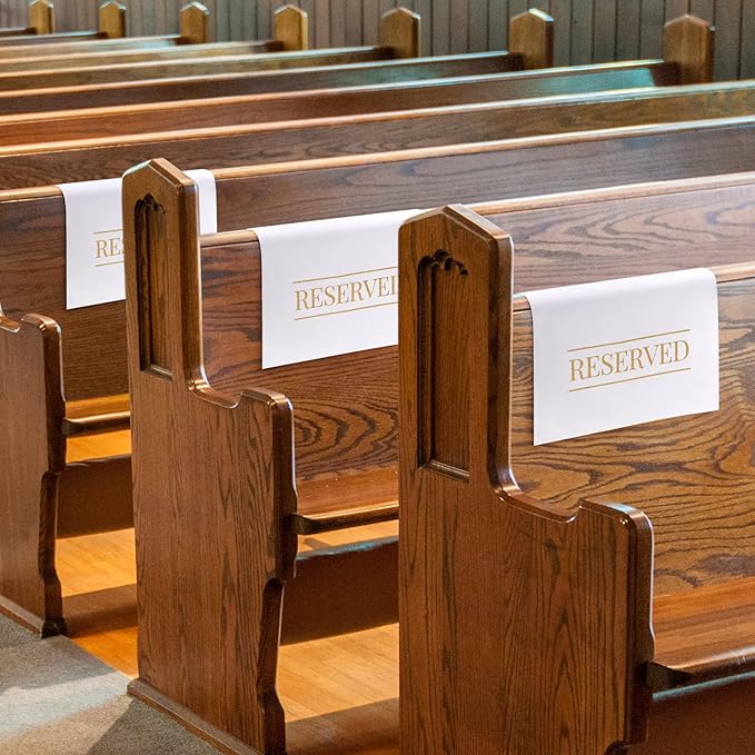 Buryeah 6 Pcs Reserved Seating Signs - Image 4