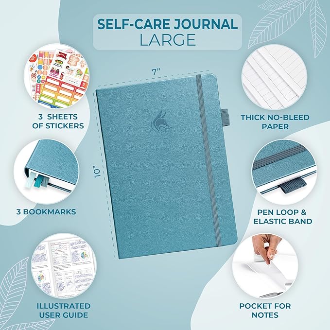 Clever Fox Self-Care Journal – Wellness & Daily Reflection Notebook – Mental - Image 5