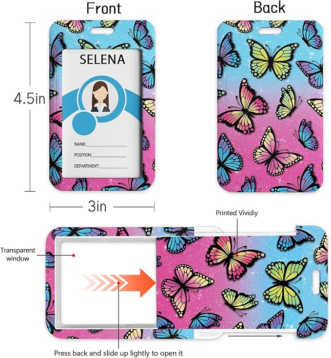 Lanyards for ID Badges Name Tags ID Card Holder, ID Badge Holder - Image 4