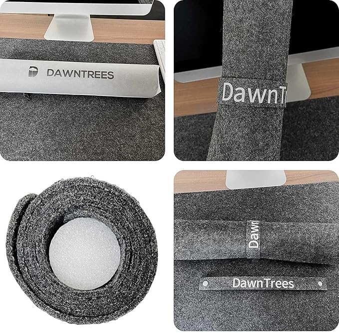 Felt Desk Mat, 35.5" x 15.8" Inches, Large Keyboard Mat, Wool Desk Pad - Image 6