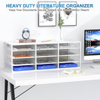 PAG-Mass Mail Sorter Adjustable Countertop Mail Holder, Heavy Duty Literature - Image 2