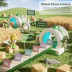 Extra Capacity Hanging File Folders, 3.15" Reinforced Wheat Straw Expanding - Image 6