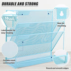 EASEPRES Desk File Organizer Mesh 4-Tier, Hanging Wall Mount Document - Image 3