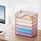 Marbrasse 6 Tier Paper Organizer Letter Tray - Image 6